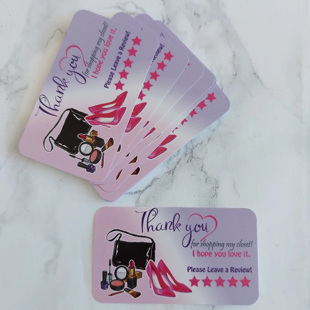 Thank you cards & Stickers